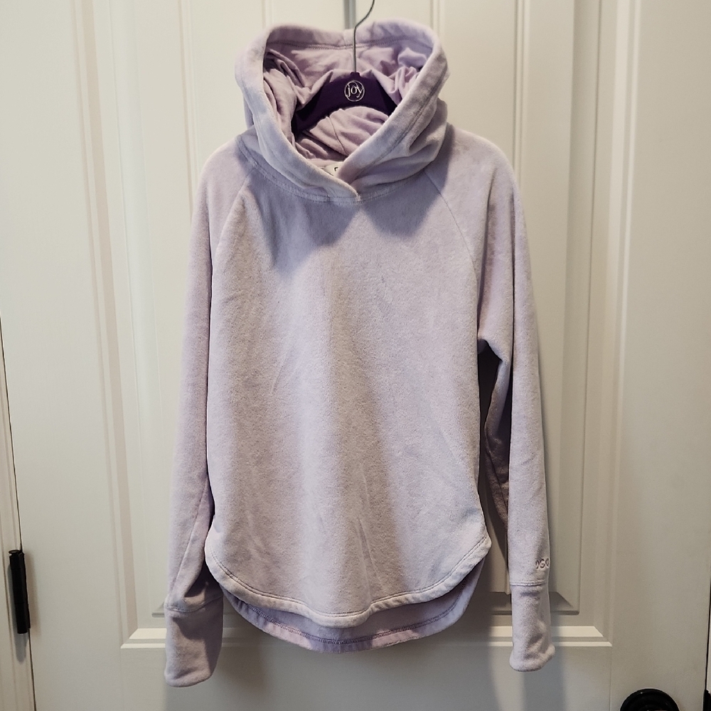 Girls Velour Lavendar Hoodie